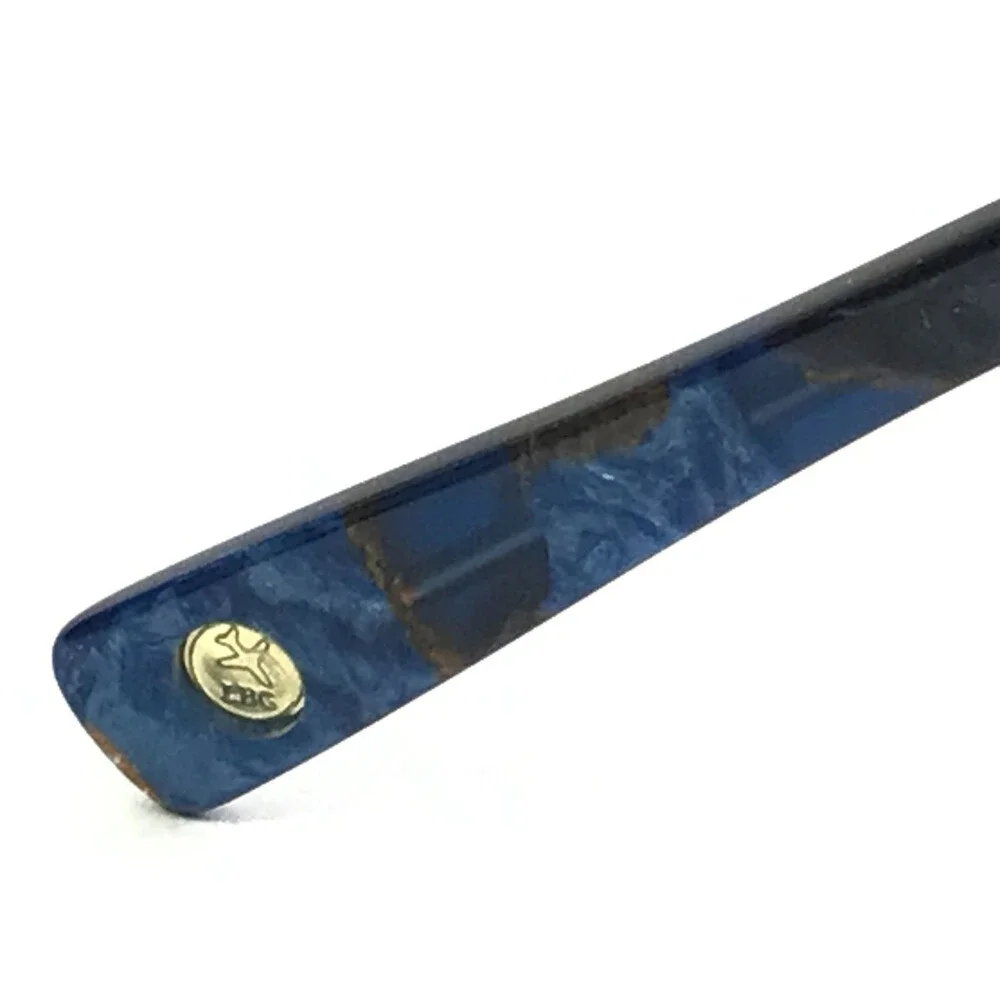 Erkers Eyeglasses Frames CLAYTON Polar Ice Blue Marble Cat Eye 53-18-145